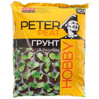 Грунт Hobby для рассады 10л, Peter Peat