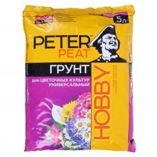 Грунт Hobby для цветочных культур, универсальный 5л, Peter Peat	