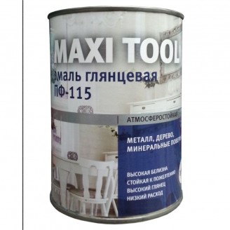 Эмаль ПФ-115 салатный 0,9кг, Maxi Tool