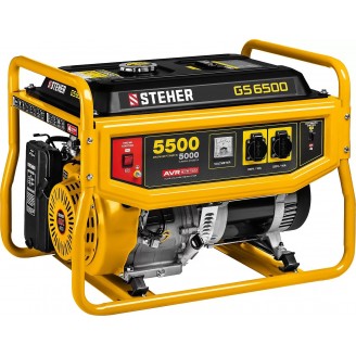 Бензиновый генератор GS-6500, STEHER