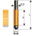 Фреза кромочная прямая 9,5х25мм, хвостовик 8мм, Энкор