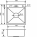 Мойка для кухни с корзиной и дозатором MR-5050BL черный, РМС