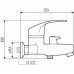 Смеситель для ванны РМС SL85-009E