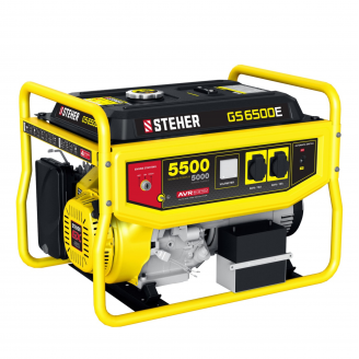 Бензиновый генератор GS-6500Е, STEHER