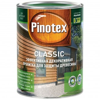 Пропитка для дерева Classic бесцветная 1л, Pinotex