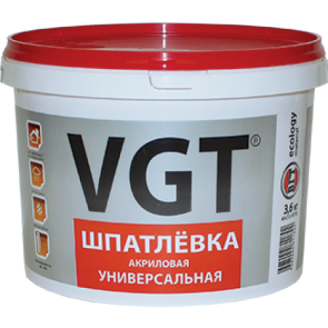 Шпатлевка универсальная для наружных и внутренних работ 7,5кг, ВГТ