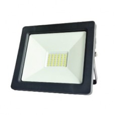 Прожектор светодиодный LE LED FL1 30W BLACK (1/40) IP65 холодный белый, LEEK