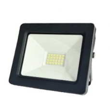 Прожектор светодиодный LE LED FL1 20W BLACK (1/40) IP65 холодный белый, LEEK