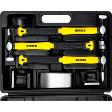 Наборы молотков и правок PROFI 7шт, STAYER Master