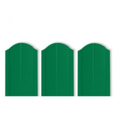 Штакетник 126х0.45мм  0.128х0,6х135, зелёный мох, Европланка