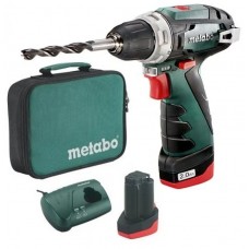 Дрель-шуруповерт PowerМaxx BS 10,8 в сумке, Metabo