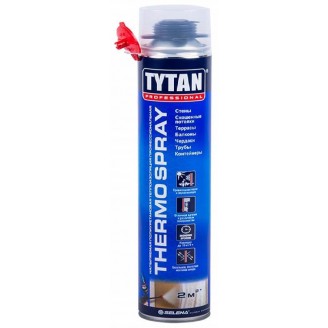 Напыляемая теплоизоляция THERMOSPRAY 870мл, Tytan