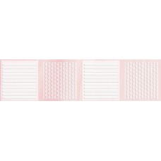 Керамическая плитка Агата Бордюр В 250х65х7мм розовый, серия Люкс, La Favola